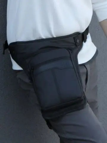 Motorcycle Crossbody Hip Belt Bag Shoulder Bags Travel Chest Pack Men Waterproof Thigh Bag Waist Pack Fanny Pack Outdoor Riding