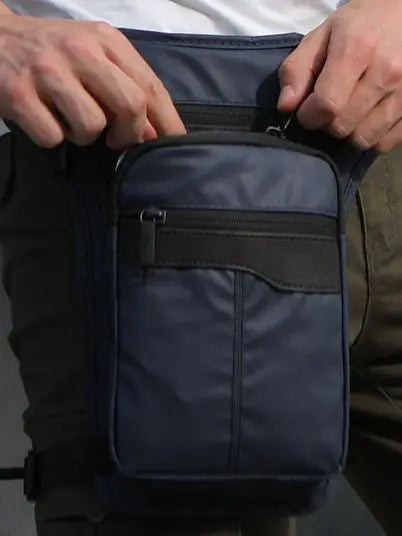 Motorcycle Crossbody Hip Belt Bag Shoulder Bags Travel Chest Pack Men Waterproof Thigh Bag Waist Pack Fanny Pack Outdoor Riding