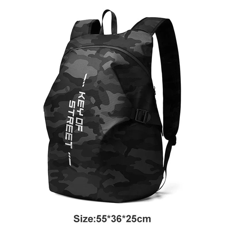 Motorcycle Helmet Bag Riding Backpack Cycling Moto Rider Backpack Waterproof Travel Bag Large Capacity Night Reflection