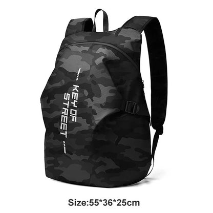 Motorcycle Helmet Bag Riding Backpack Cycling Moto Rider Backpack Waterproof Travel Bag Large Capacity Night Reflection