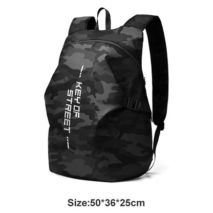 Motorcycle Helmet Bag Riding Backpack Cycling Moto Rider Backpack Waterproof Travel Bag Large Capacity Night Reflection