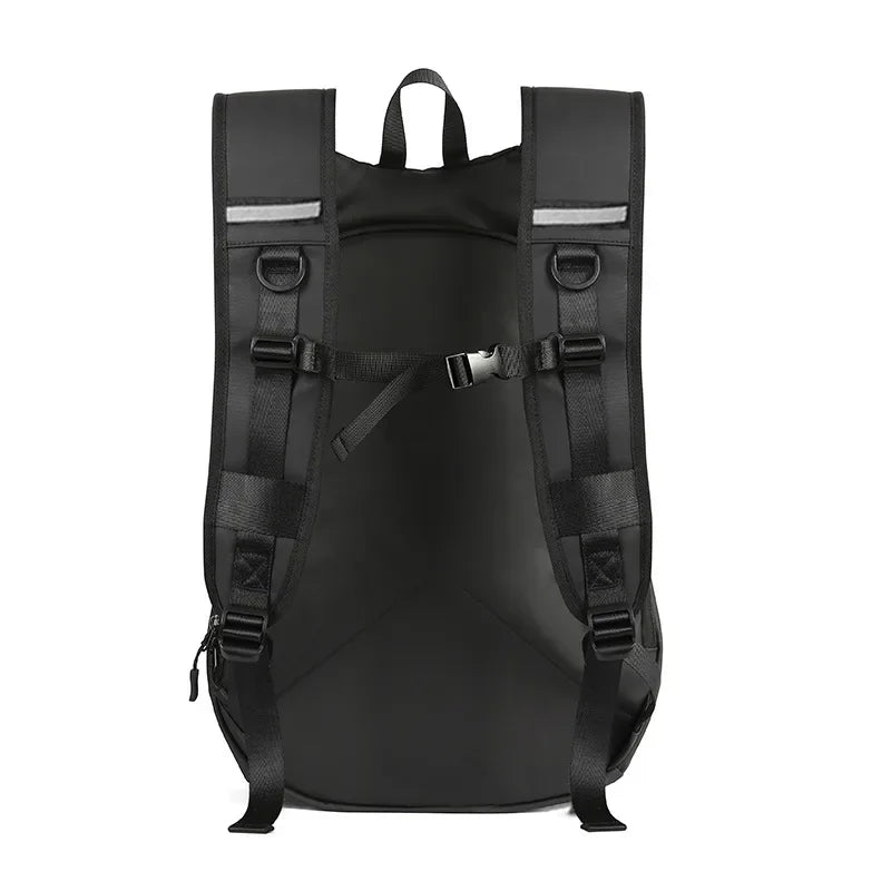 Motorcycle Helmet Bag Riding Backpack Cycling Moto Rider Backpack Waterproof Travel Bag Large Capacity Night Reflection