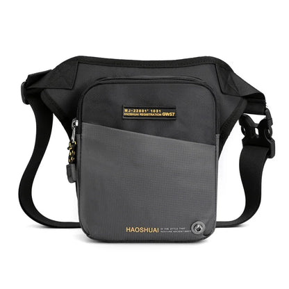 Motorcycle Rider Drop Leg Bag Waist for Men Travel Assault Male Nylon Belt Messenger Cross Body Fanny Pack Hip Thigh Bags
