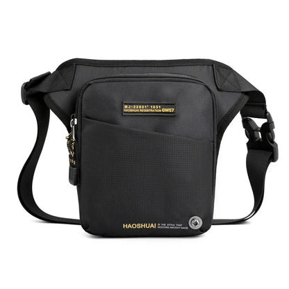 Motorcycle Rider Drop Leg Bag Waist for Men Travel Assault Male Nylon Belt Messenger Cross Body Fanny Pack Hip Thigh Bags