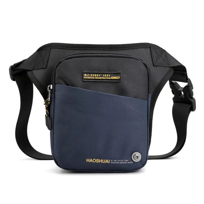 Motorcycle Rider Drop Leg Bag Waist for Men Travel Assault Male Nylon Belt Messenger Cross Body Fanny Pack Hip Thigh Bags