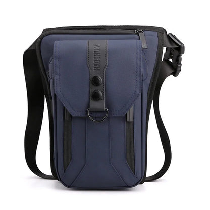 Motorcycle Rider Leg Drop Bags Fanny Pack For Men Nylon Military/Assault Male Messenger Cross Body Bum Hip Belt Waist Thigh Bag