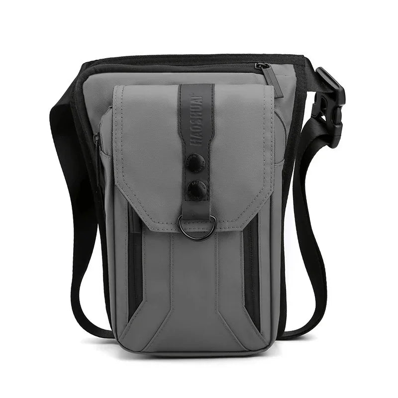Motorcycle Rider Leg Drop Bags Fanny Pack For Men Nylon Military/Assault Male Messenger Cross Body Bum Hip Belt Waist Thigh Bag