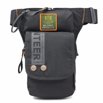 Motorcycle Rider Men Military Fanny Waist Pack Belt Hip Bum Drop Thigh Pouch Crossbody Shoulder Bags Oxford Leg Bag