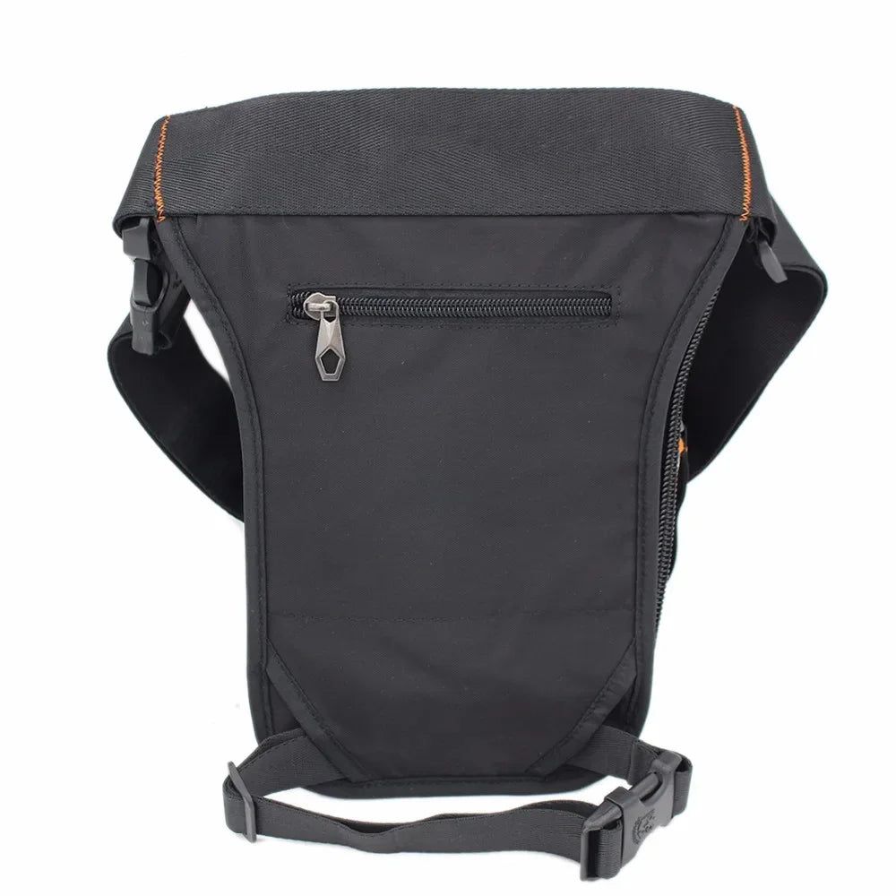 Motorcycle Rider Men Military Fanny Waist Pack Belt Hip Bum Drop Thigh Pouch Crossbody Shoulder Bags Oxford Leg Bag