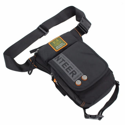 Motorcycle Rider Men Military Fanny Waist Pack Belt Hip Bum Drop Thigh Pouch Crossbody Shoulder Bags Oxford Leg Bag