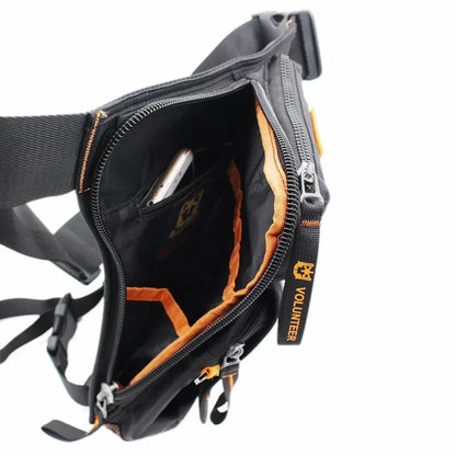 Motorcycle Rider Men Military Fanny Waist Pack Belt Hip Bum Drop Thigh Pouch Crossbody Shoulder Bags Oxford Leg Bag