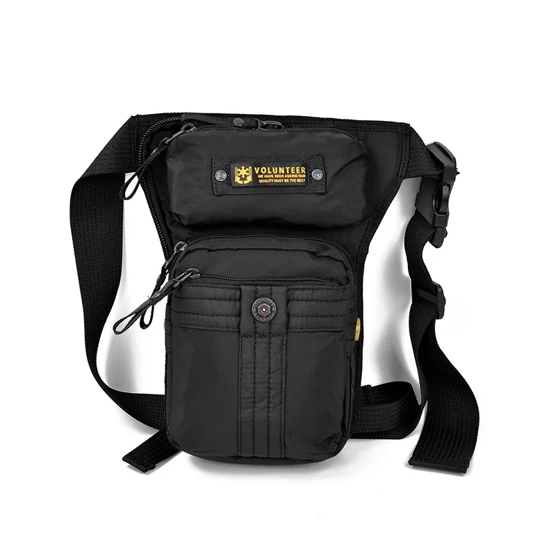 Motorcycle Rider Men Waist Leg Fanny Pack Military Cross body Shoulder s Travel Oxford Male Belt Hip Bum Drop Thigh Bag