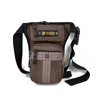 Motorcycle Rider Men Waist Leg Fanny Pack Military Cross body Shoulder s Travel Oxford Male Belt Hip Bum Drop Thigh Bag
