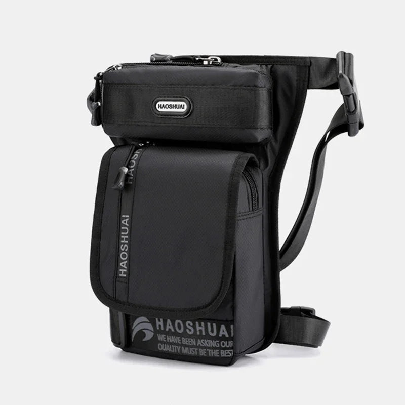 Motorcycle Riding Belt Fanny Pack Male Military Assault Casual Hip Bum High Quality Waterproof Oxford Men Waist Leg Drop Bags