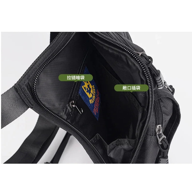 Motorcycle Riding Belt Fanny Pack Male Military Assault Casual Hip Bum High Quality Waterproof Oxford Men Waist Leg Drop Bags