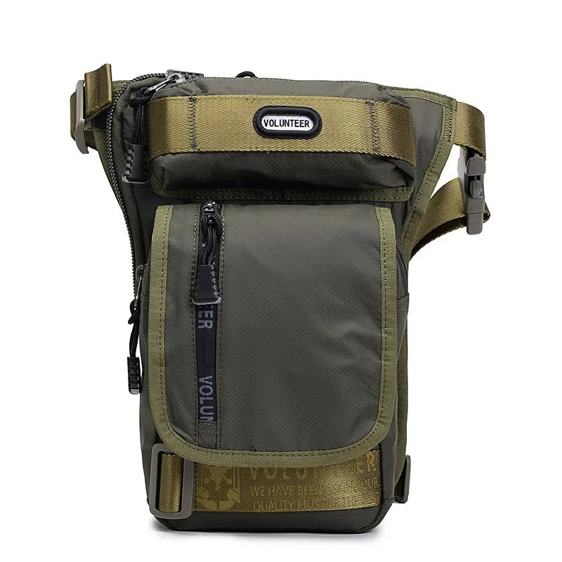 Motorcycle Riding Belt Fanny Pack Male Military Assault Casual Hip Bum High Quality Waterproof Oxford Men Waist Leg Drop Bags