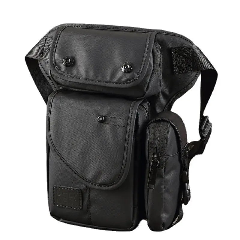 Motorcycle leg bag  Waterproof NylonCanvas Waist Fanny Pack Travel Cross Body Shoulder Motorcycle Ride Hip Bum Belt Drop Leg Bag