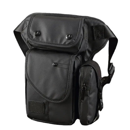 Motorcycle leg bag  Waterproof NylonCanvas Waist Fanny Pack Travel Cross Body Shoulder Motorcycle Ride Hip Bum Belt Drop Leg Bag