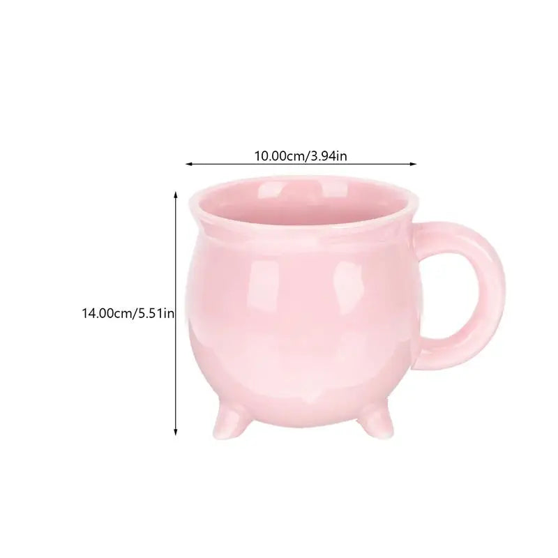 Mug Coffee Cup Cauldron Halloween Ceramic Witch Must Apartment Haves Tea Mugs Witches Soup Latte Porcelain Gothic Party Cups