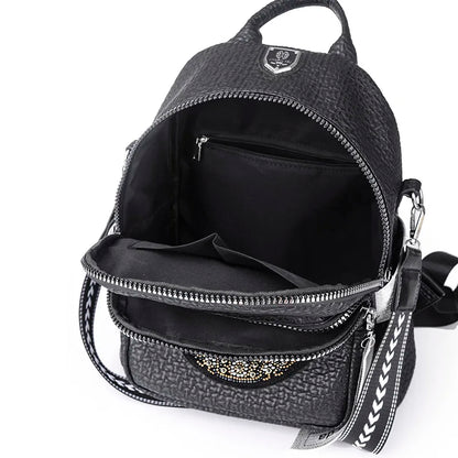 Multi Functional High Capacity Backpack With Fashionable Crown And Diamond Design Backpacks With Luxurious Women Travel Mochilas