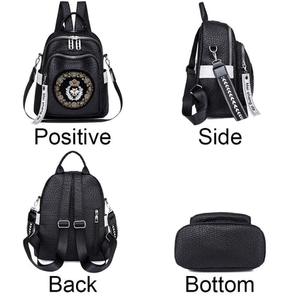 Multi Functional High Capacity Backpack With Fashionable Crown And Diamond Design Backpacks With Luxurious Women Travel Mochilas