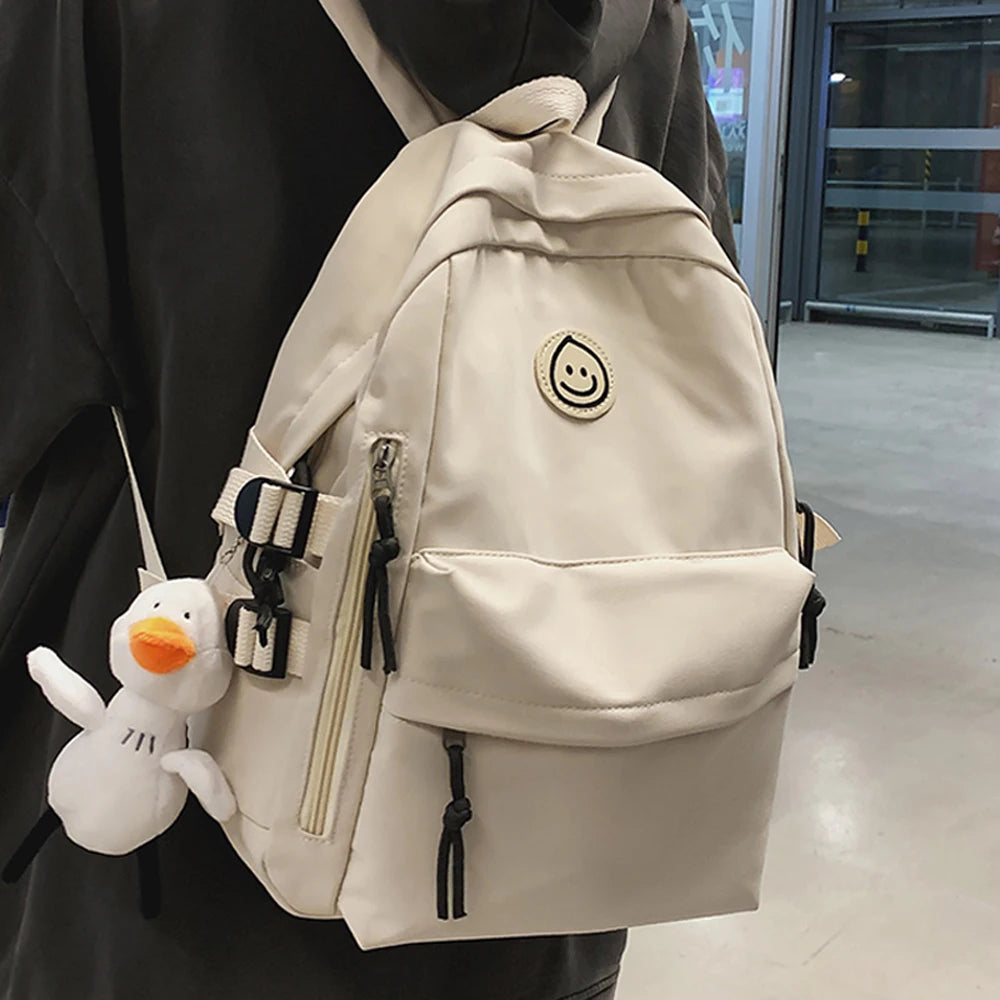 Multi-Pocket Female Backpack 2022 New Book School Bag for Teenage Girls Boys Student Women's Travel Rucksack Small Or Big Size