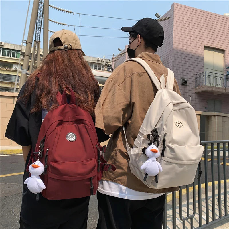 Multi-Pocket Female Backpack 2022 New Book School Bag for Teenage Girls Boys Student Women's Travel Rucksack Small Or Big Size