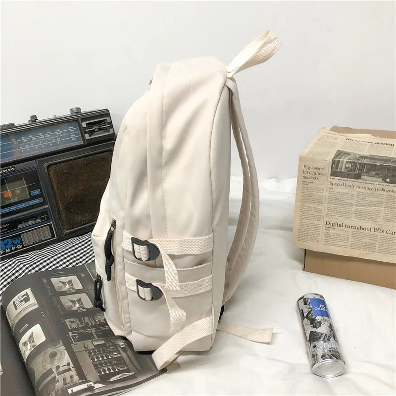 Multi-Pocket Female Backpack 2022 New Book School Bag for Teenage Girls Boys Student Women's Travel Rucksack Small Or Big Size