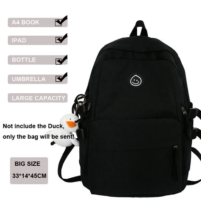 Multi-Pocket Female Backpack 2022 New Book School Bag for Teenage Girls Boys Student Women's Travel Rucksack Small Or Big Size