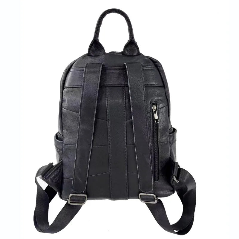 Multi Pocket Practical Large Capacity Backpacks Soft Cowhide Genuine Leather Fashion All-match School Bag Simple Luxury Bolsas