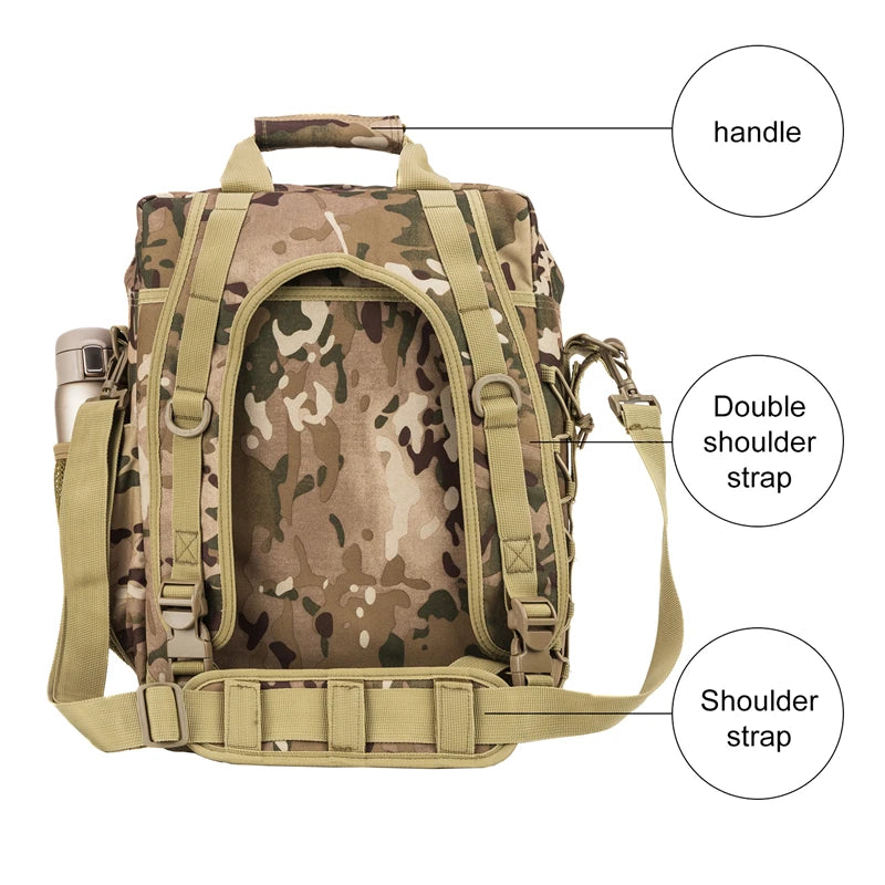 Multi-function Military Tactical Laptop Bag Extra Large  15Inch Travel Laptop Backpack for Men