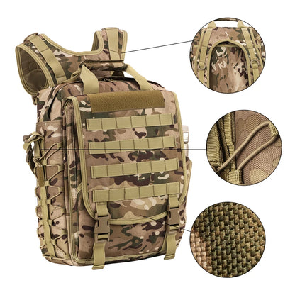 Multi-function Military Tactical Laptop Bag Extra Large  15Inch Travel Laptop Backpack for Men