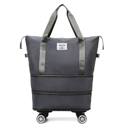 Multi-function Wheel Travel Bag Ultra-light Portable Dry and Wet Separation Luggage Storage Bag Large Capacity Fitness Bag