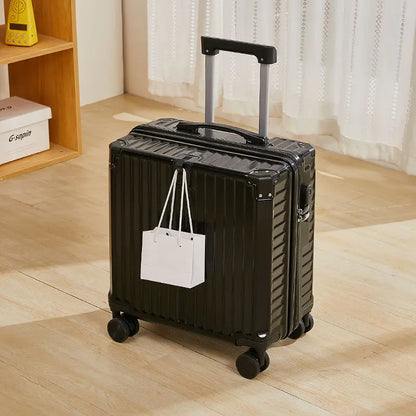 Multi-function boarding box, snap-in luggage, rechargeable luggage lock, high-value silent universal business