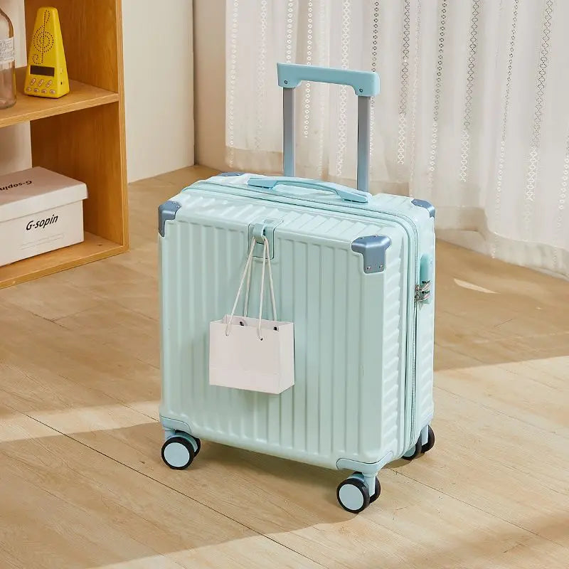Multi-function boarding box, snap-in luggage, rechargeable luggage lock, high-value silent universal business