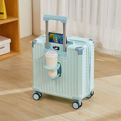 Multi-function boarding box, snap-in luggage, rechargeable luggage lock, high-value silent universal business