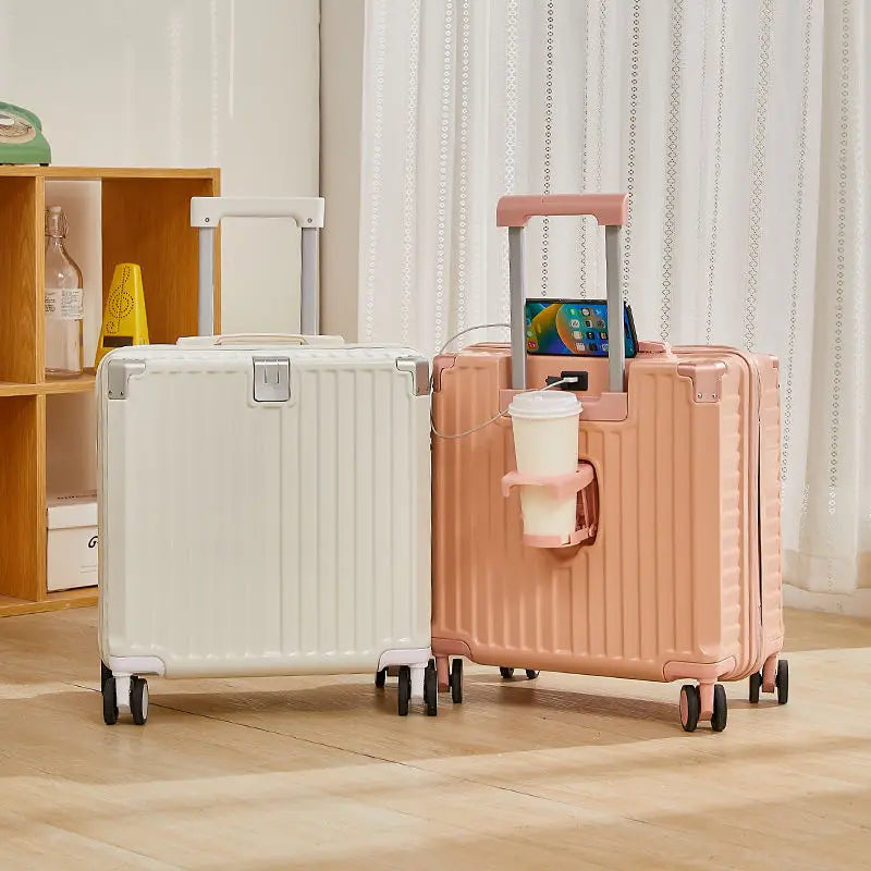 Multi-function boarding box, snap-in luggage, rechargeable luggage lock, high-value silent universal business