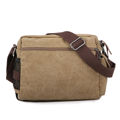 Multi-functional Casual Messenger Bags Men Canvas Leisure Men Shoulder Bags Vintage Small Crossbody Satchel Bag For Male