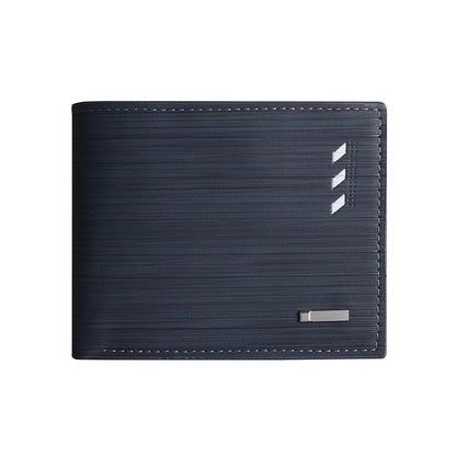 Multi-functional and Practical Men's Wallet Business Short Youth Multi-card Money Clip Horizontal Trend Student Ticket Purse