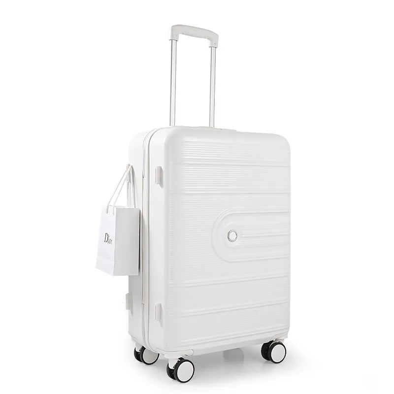 Multi functional luggage, women's 20 inch trolley box, boarding travel box, men's 24 password box, sturdy and durable leather