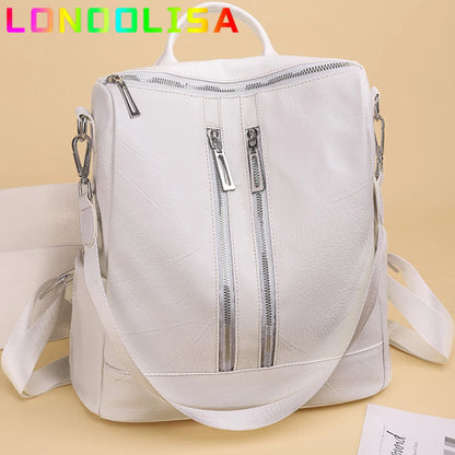 Multi-pocket Backpack for Women Large Capatity Shoulder Sac Fahion Casual School Book Bag Ladies Travel Bagpack A Dos Bolsos
