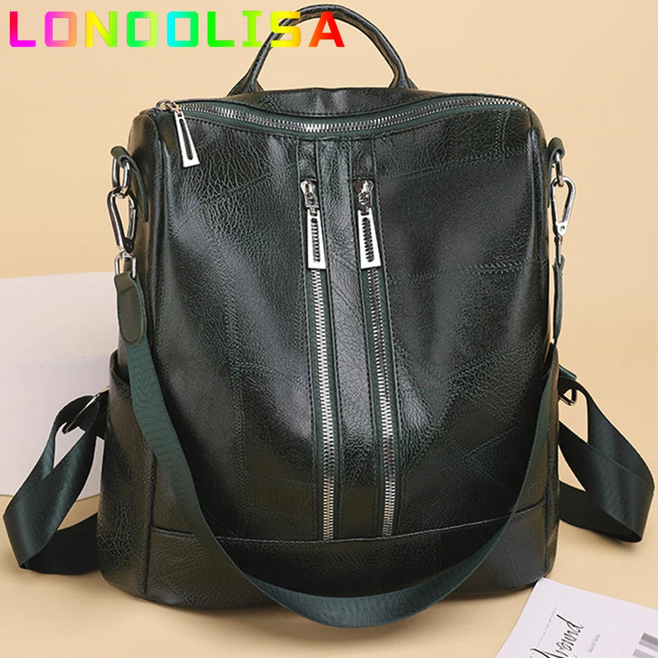 Multi-pocket Backpack for Women Large Capatity Shoulder Sac Fahion Casual School Book Bag Ladies Travel Bagpack A Dos Bolsos