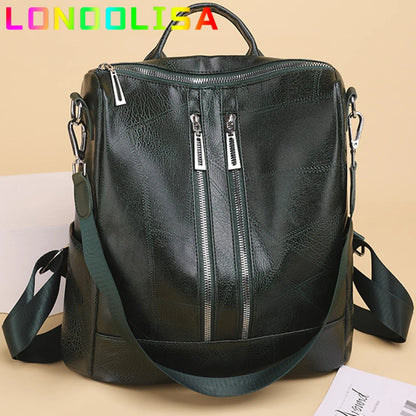 Multi-pocket Backpack for Women Large Capatity Shoulder Sac Fahion Casual School Book Bag Ladies Travel Bagpack A Dos Bolsos