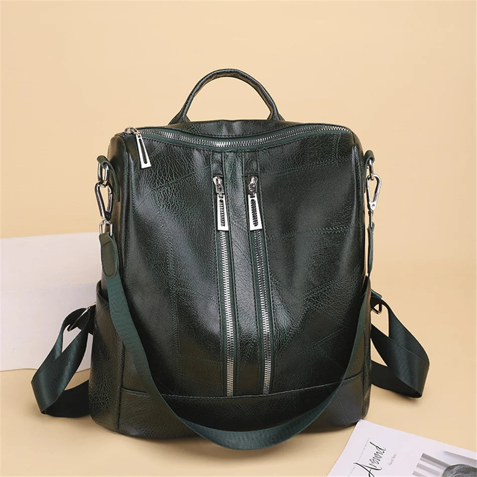 Multi-pocket Backpack for Women Large Capatity Shoulder Sac Fahion Casual School Book Bag Ladies Travel Bagpack A Dos Bolsos