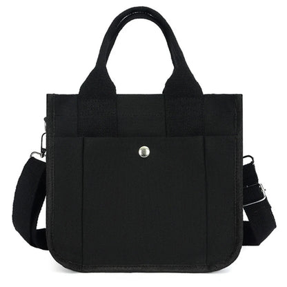 Multi-pocket Handbag for Women Grocery Shopping Bag Canvas-Tote Bag Large Capacity Crossbody Bag Lunch Bag Travel Bag