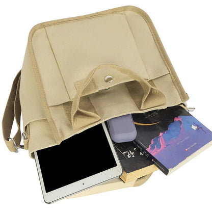Multi-pocket Handbag for Women Grocery Shopping Bag Canvas-Tote Bag Large Capacity Crossbody Bag Lunch Bag Travel Bag