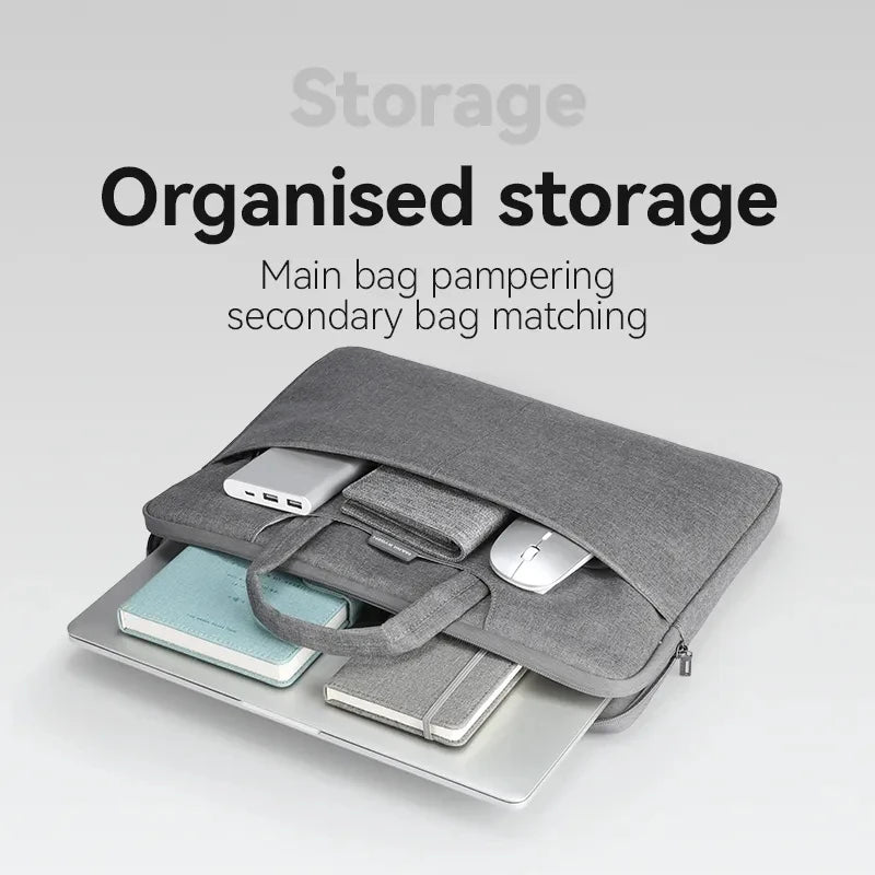 Multi-use Laptop Shoulder Bag 13-15.6 inch Notebook Tablet Briefcase Sleeve Case Business Casual or School for Women Men