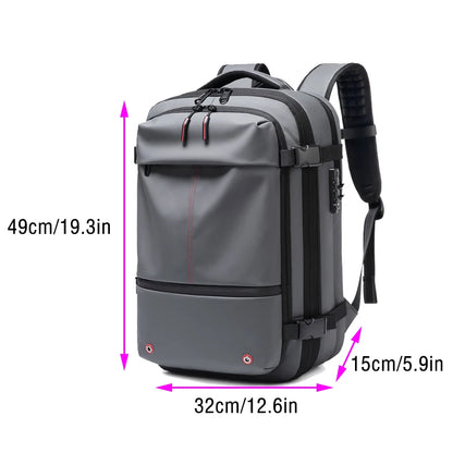 Multifinonal Travel Backpack Large Capacity Waterproof Luggage Business Vacuum Compression Men Backpacks Laptop Bags Anti-theft