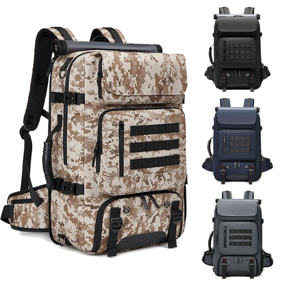 Multifinonal Travel Backpack Man Mountaineering Large Capacity Camping Outdoor Waterproof Camouflage 17.3in Laptop Bags Usb Port