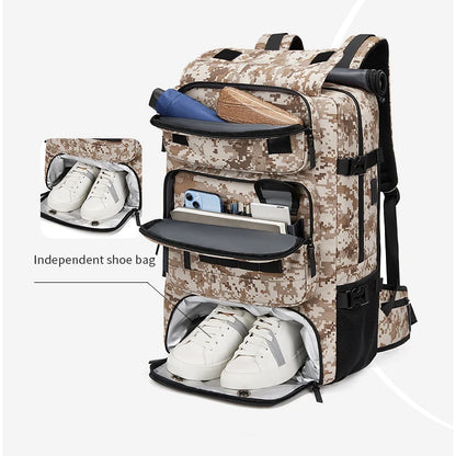 Multifinonal Travel Backpack Man Mountaineering Large Capacity Camping Outdoor Waterproof Camouflage 17.3in Laptop Bags Usb Port
